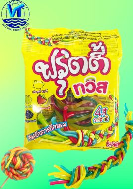 KẸO DÂY XOẮN TRÁI CÂY HARTBEAT