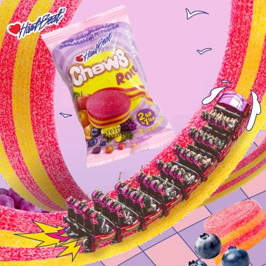 KẸO CUỘN TRÁI CÂY HARTBEAT