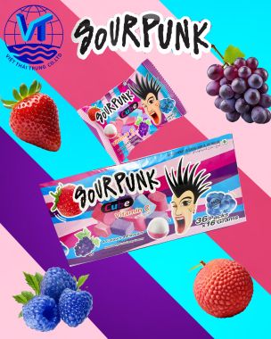 KẸO DẺO SOURPUNK CUBE THÁI LAN